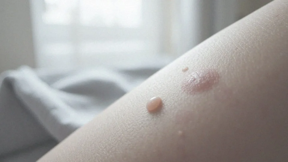 Jakie zmiany skórne mogą powodować pęcherzyki?