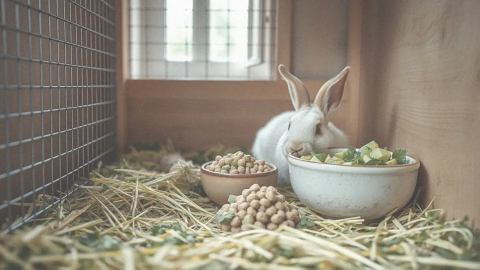 Jakie są zasady karmienia królików w ciąży?