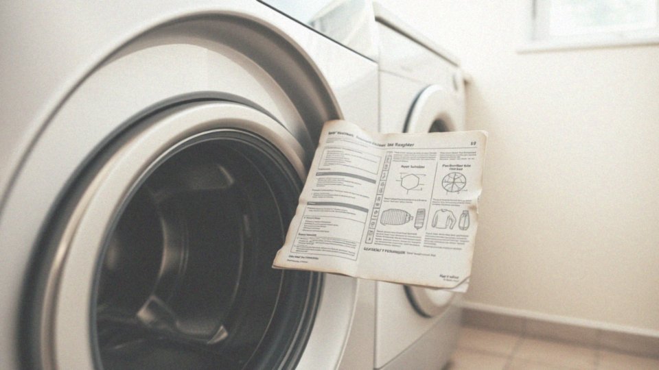 Jak czytać instrukcję obsługi w kontekście problemu z otwieraniem pralki?