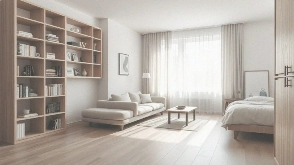 Jak oddzielić strefy w małym mieszkaniu, aby zapewnić komfort?