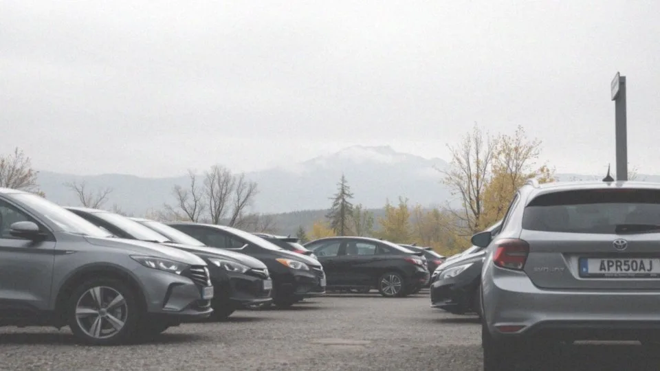 Gdzie można znaleźć parkingi w pobliżu spaceru w chmurach?