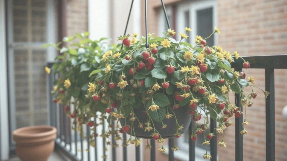 Jak poziomkówka indyjska sprawdza się w uprawie na tarasie lub balkonie?