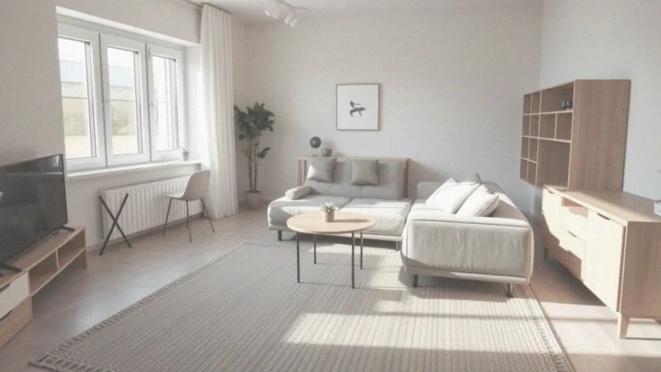 Jakie są wskazówki dotyczące organizacji przestrzeni dziennej w kawalerce?