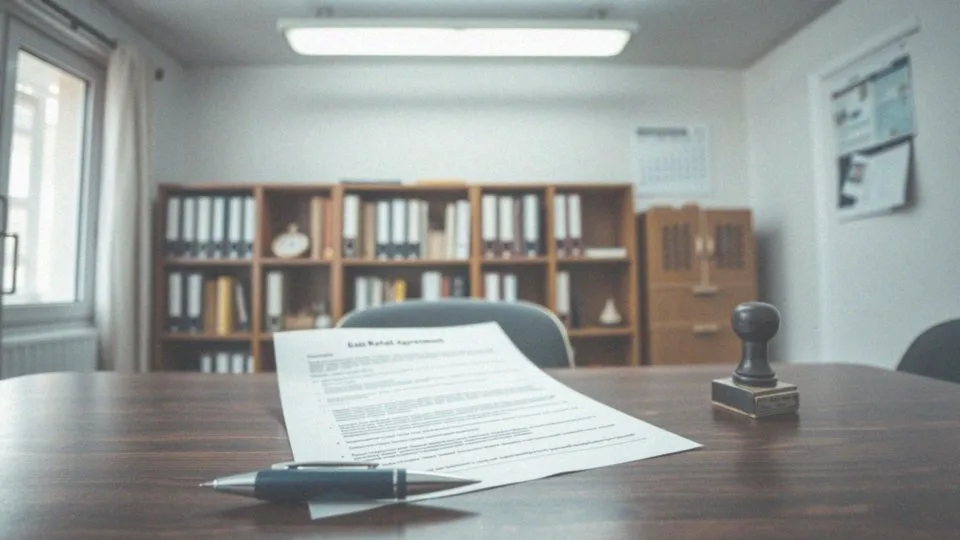 Czy zgłoszenie umowy najmu można zrobić w formie papierowej?