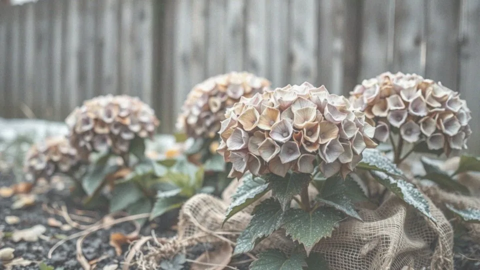 Jak zabezpieczenie hortensji zapobiega ich obumieraniu zimą?