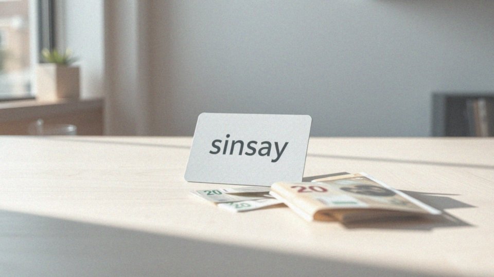 Jakie są limity kwotowe dla karty podarunkowej Sinsay?