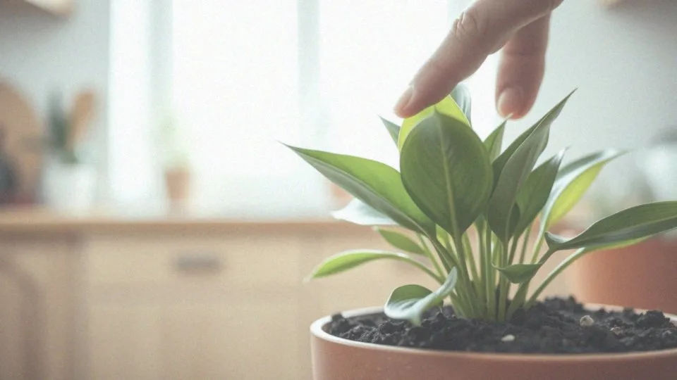 Jak sprawdzić, czy skrzydłokwiat potrzebuje wody?