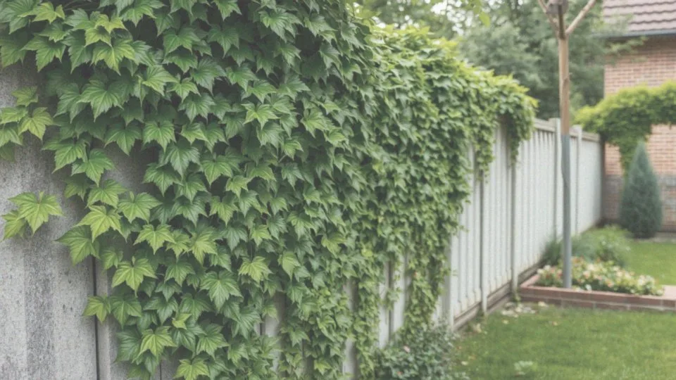 Jak bluszcz może upiększyć betonowy płot?