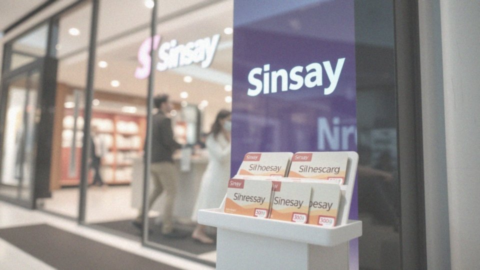 Karta podarunkowa Sinsay w jakich sklepach można ją zrealizować?